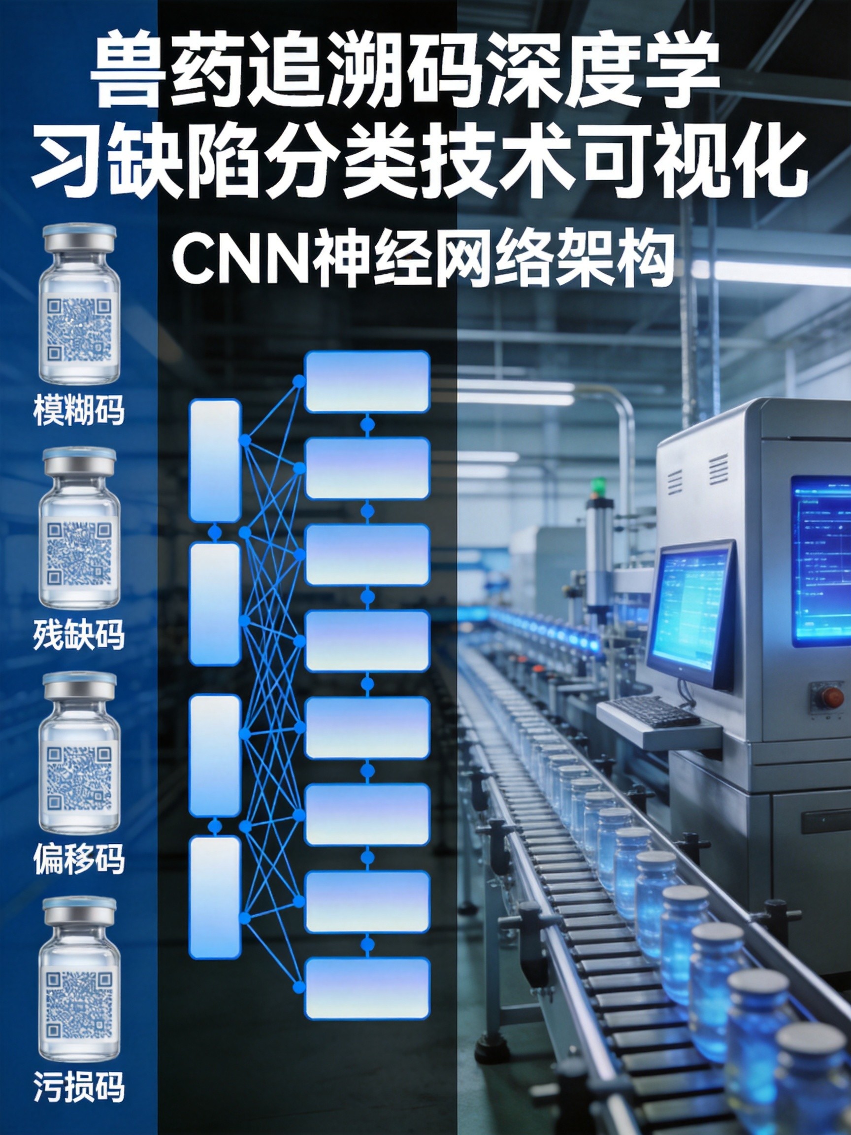 兽药追溯码深度学习缺陷分类算法-CNN模型架构到边缘部署技术链路